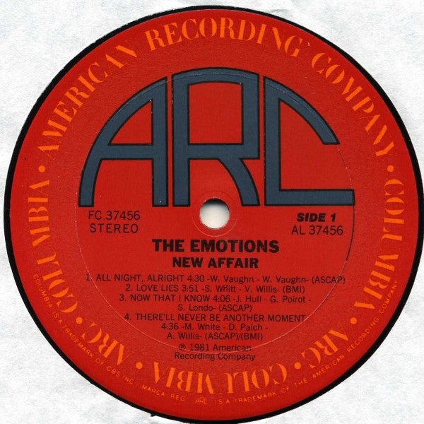 The Emotions : New Affair (LP, Album, San)