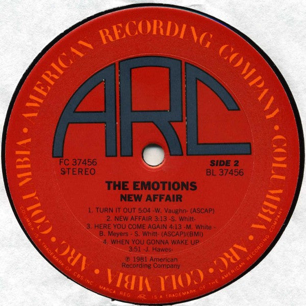 The Emotions : New Affair (LP, Album, San)