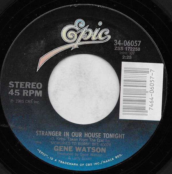 Gene Watson : Bottle Of Tears (7", Single, Styrene, Car)