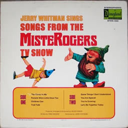 Jerry Whitman : Songs From The MisteRogers TV Show (LP, Album)
