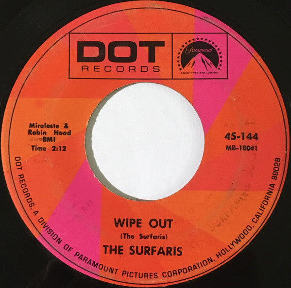 The Surfaris : Wipe Out / Surfer Joe (7", Single, RE)