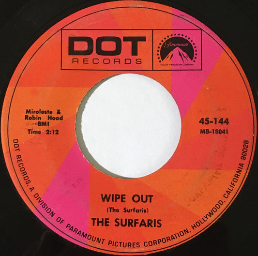 The Surfaris : Wipe Out / Surfer Joe (7", Single, RE)