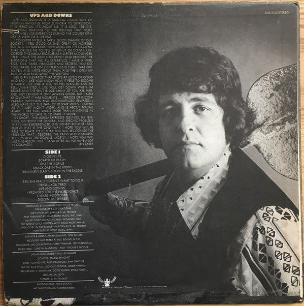 Len Barry : Ups And Downs (LP, Album)