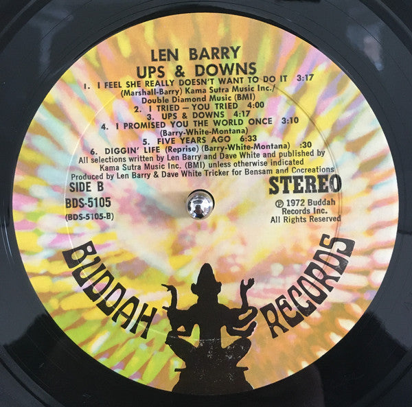 Len Barry : Ups And Downs (LP, Album)