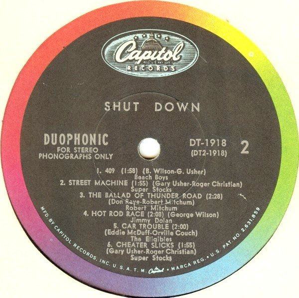 Various : Shut Down (LP, Comp, Duo)