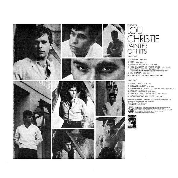 Lou Christie : Painter Of Hits (LP, Album, MGM)