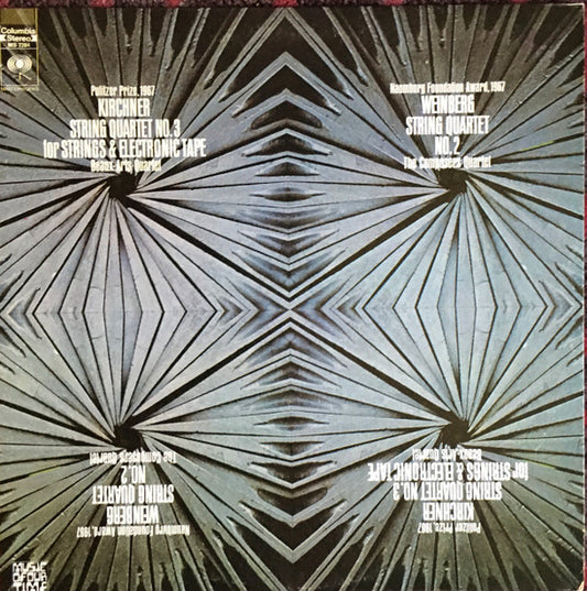 Leon Kirchner, Beaux-Arts Quartet* / Henry Weinberg, The Composers Quartet : String Quartet No. 3 For Strings & Electronic Tape / String Quartet No. 2 (LP)