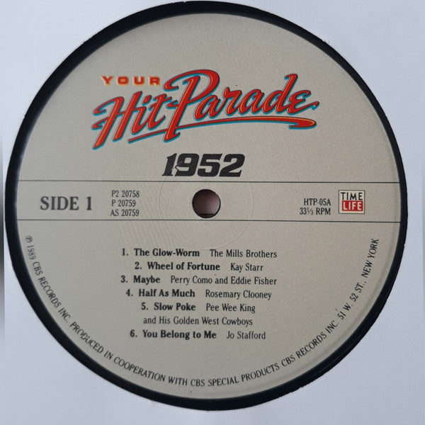 Various : Your Hit Parade 1952 (2xLP, Comp)