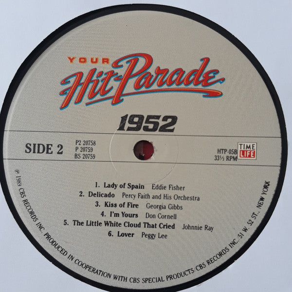 Various : Your Hit Parade 1952 (2xLP, Comp)