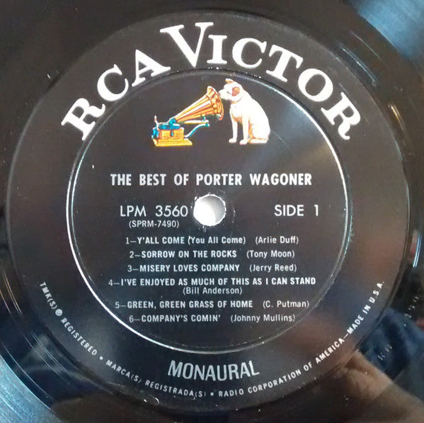 Porter Wagoner : The Best Of Porter Wagoner (LP, Comp, Mono)