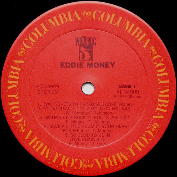 Eddie Money : Eddie Money (Vinyl, VG+) – Square Cat Vinyl