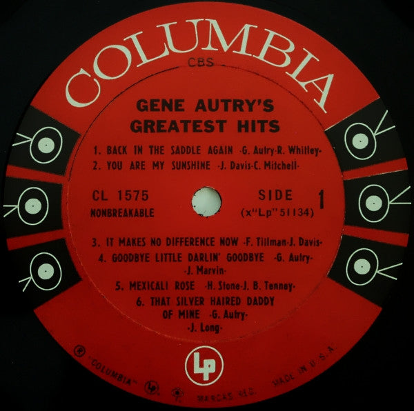 Gene Autry : Gene Autry's Greatest Hits (LP, Comp)