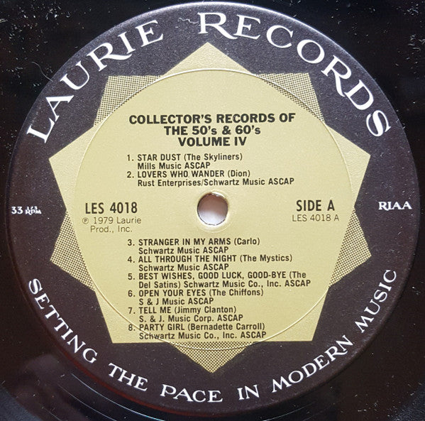 Various : Collector's Records Of The 50's And 60's Vol. 4 (LP, Comp)
