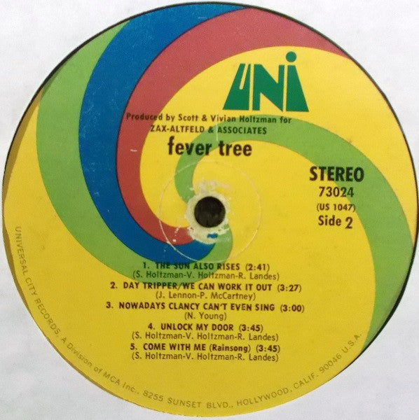 Fever Tree : Fever Tree (LP, Album, Glo)