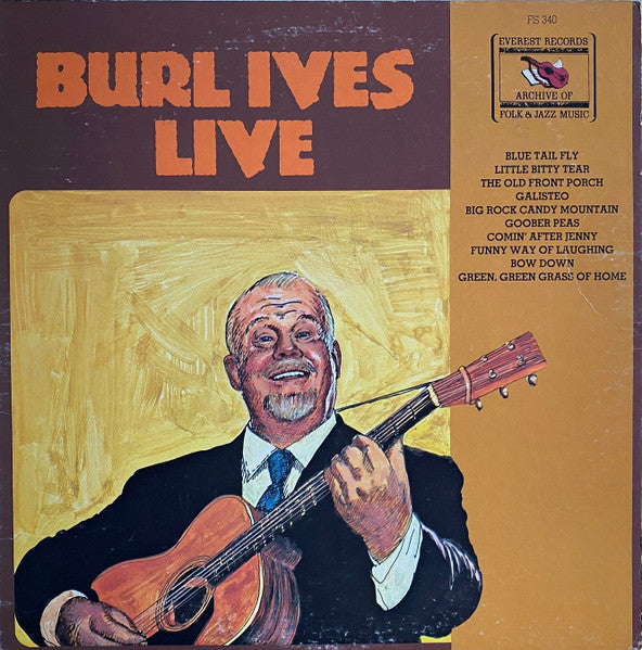 Burl Ives : Burl Ives Live (LP)