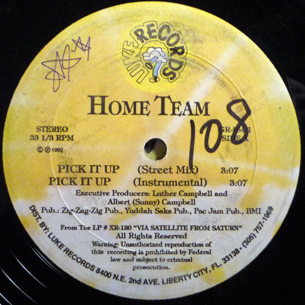 Home Team : Pick It Up (12", Single)