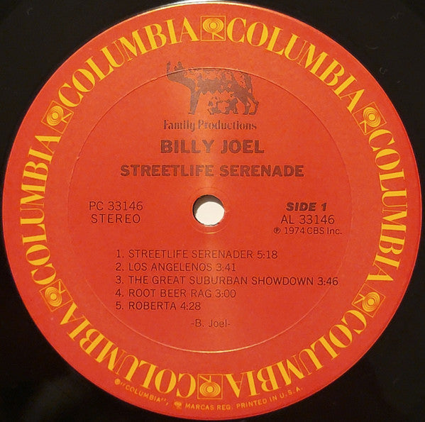 Billy Joel : Streetlife Serenade (LP, Album, RE, Ter)