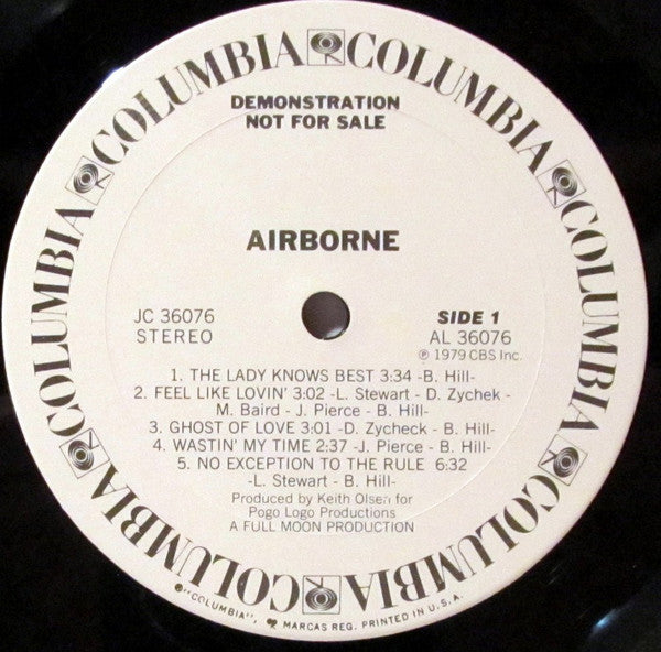 Airborne (6) : Airborne (LP, Album, Promo)