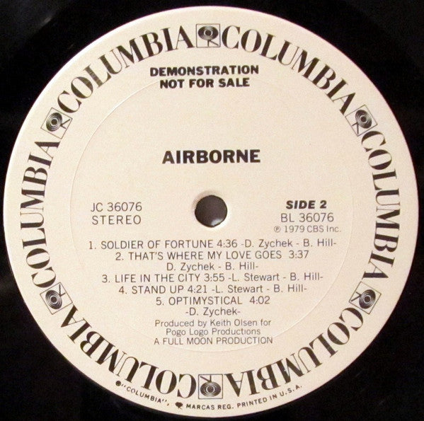 Airborne (6) : Airborne (LP, Album, Promo)