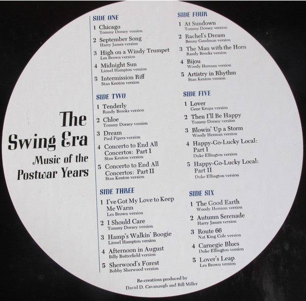 Various : The Swing Era: The Music Of The Postwar Years: A Clutch Of Characters (3xLP, Comp + Box)