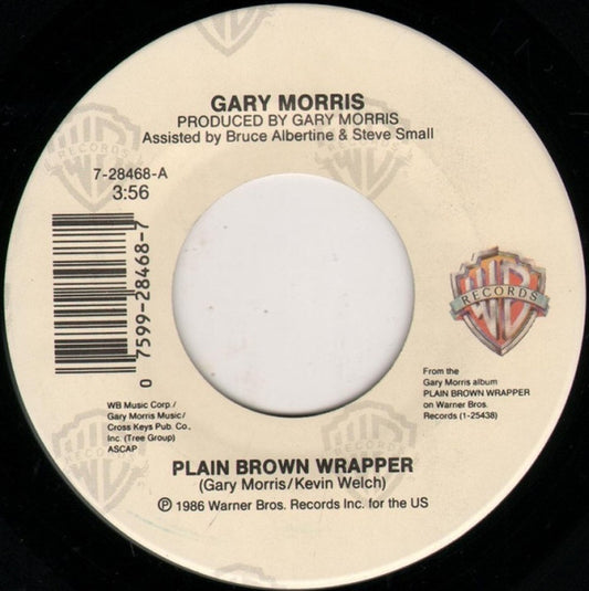 Gary Morris : Plain Brown Wrapper (7")
