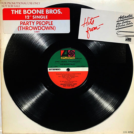 The Boone Bros.* : (Party People) Throwdown (12", Promo)