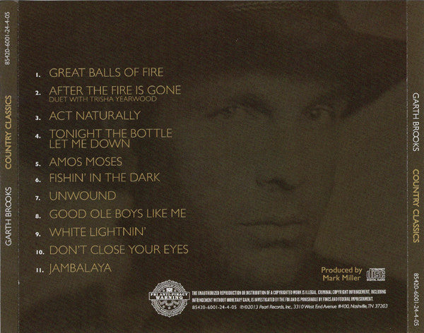 Garth Brooks : Blame It All On My Roots: Five Decades Of Influences (6xHDCD, Comp + 2xDVD-V, NTSC)