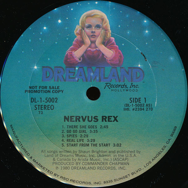 Nervus Rex : Nervus Rex (LP, Album, Promo)