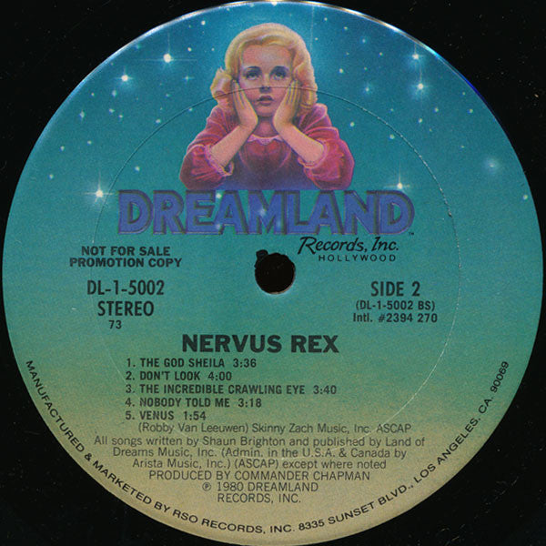 Nervus Rex : Nervus Rex (LP, Album, Promo)