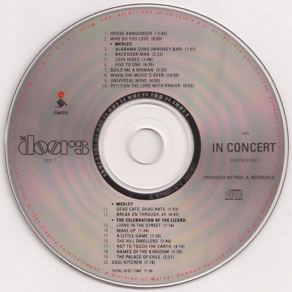 The Doors : In Concert (2xCD, Comp, RM)