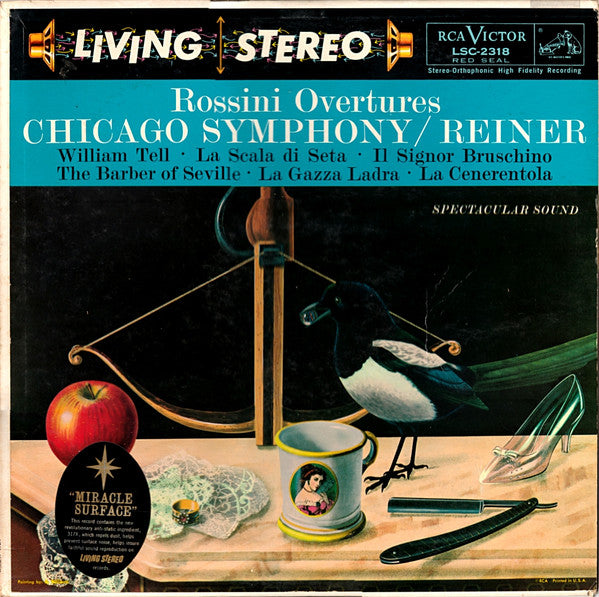 Rossini*, Chicago Symphony* / Reiner* : Rossini Overtures (LP, Album)