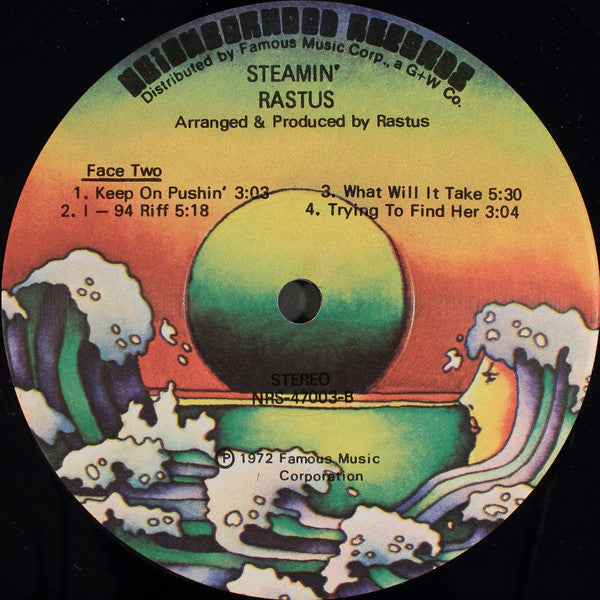 Rastus : Steamin' (LP, Album)