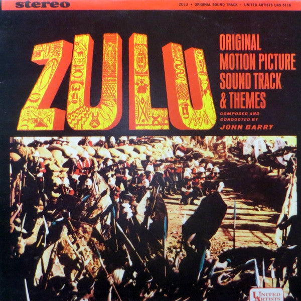 John Barry : Zulu (Original Motion Picture Sound Track & Themes) (LP, Album, RE)