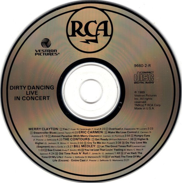 Various : Dirty Dancing - Live In Concert (CD)