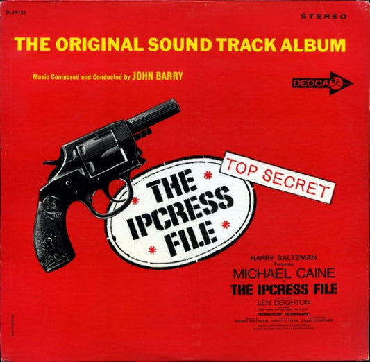 John Barry : The Ipcress File (The Original Soundtrack Album) (LP, Album)