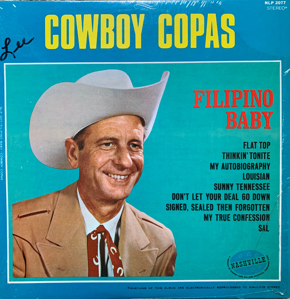 Cowboy Copas : Filipino Baby (LP, Album)