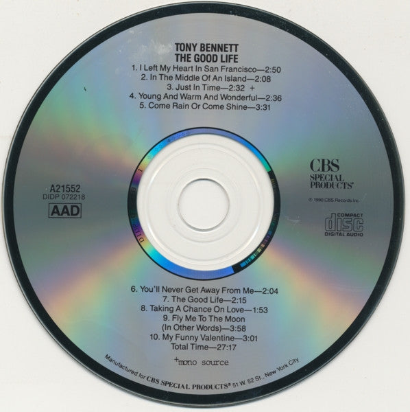 Tony Bennett : The Good Life (CD, Comp)