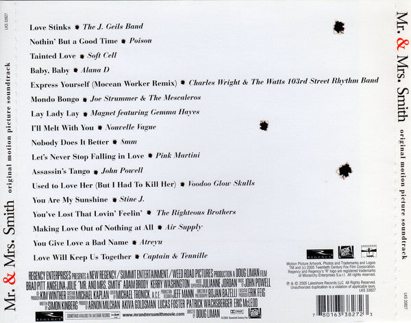 Various : Mr. & Mrs. Smith (Original Motion Picture Soundtrack) (CD, Comp)