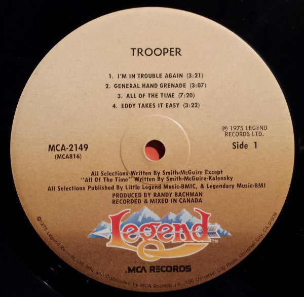 Trooper (4) : Trooper (LP, Album, Pin)