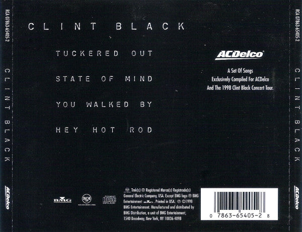 Clint Black : Tuckered Out (CD, Comp, Ltd)