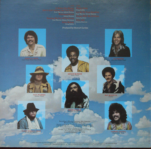 Rare Earth : Back To Earth (LP, Album, Whi)