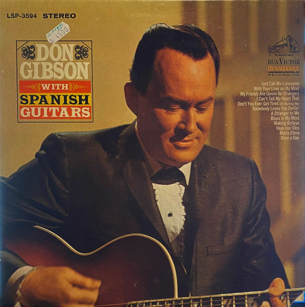 Don Gibson : Don Gibson With Spanish Guitars (LP, Album)