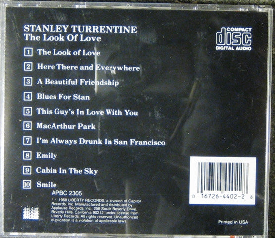 Stanley Turrentine : The Look Of Love (CD, Album, RE)