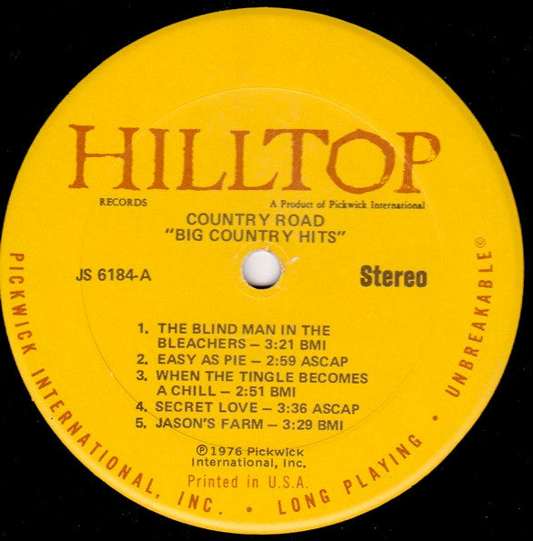 Country Road : Big Country Hits (LP)