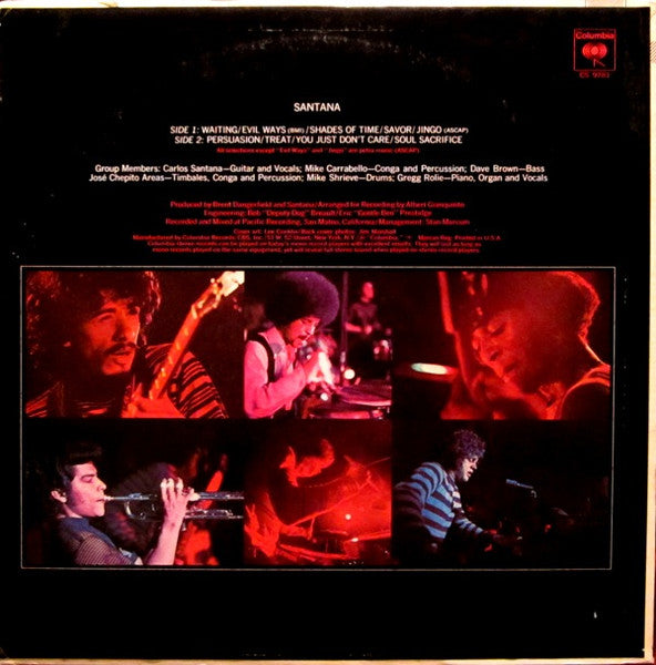 Santana : Santana (LP, Album, Ter)
