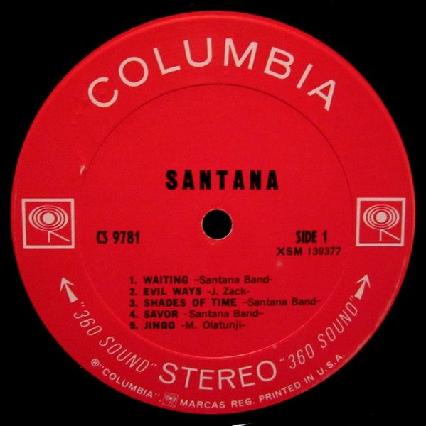 Santana : Santana (LP, Album, Ter)