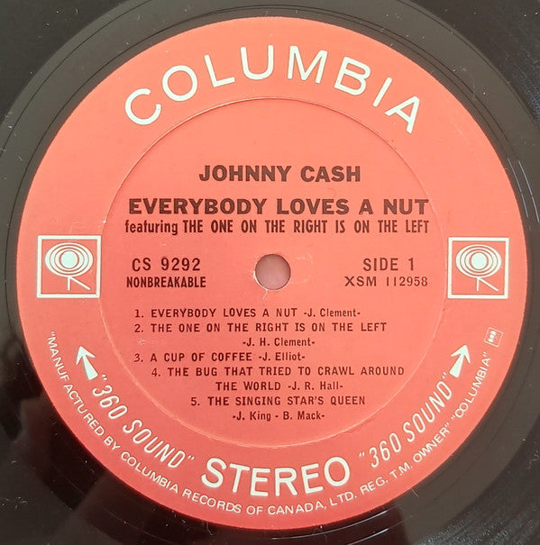 Johnny Cash : Everybody Loves A Nut (LP, Album)