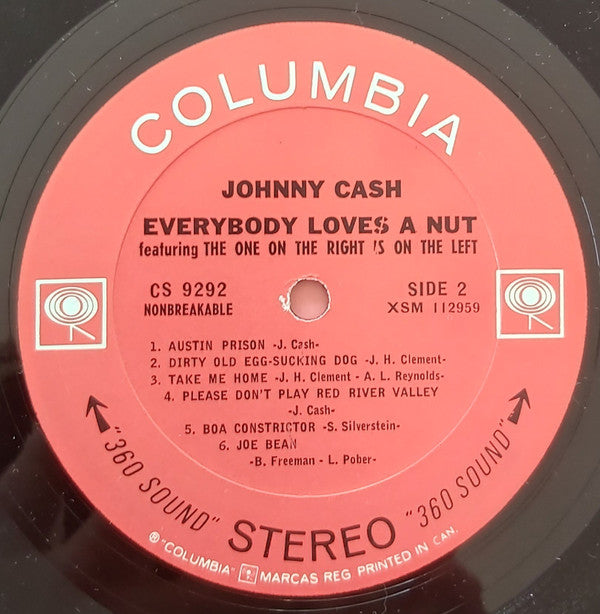 Johnny Cash : Everybody Loves A Nut (LP, Album)
