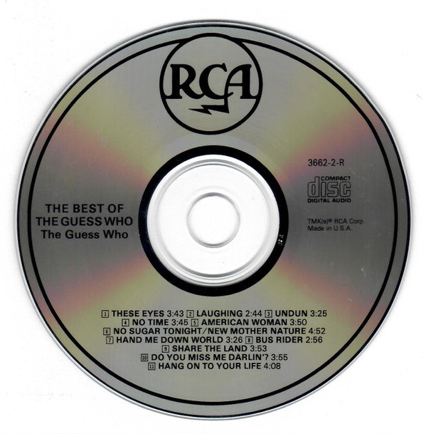 The Guess Who : The Best Of The Guess Who (CD, Comp, RE)
