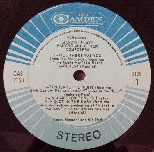 Henry Mancini And His Orchestra : Mancini Plays Mancini And Other Composers (LP, Album)